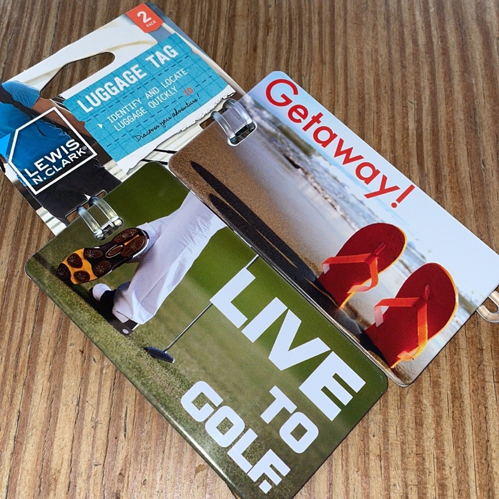 Luggage Travel Tags NWT